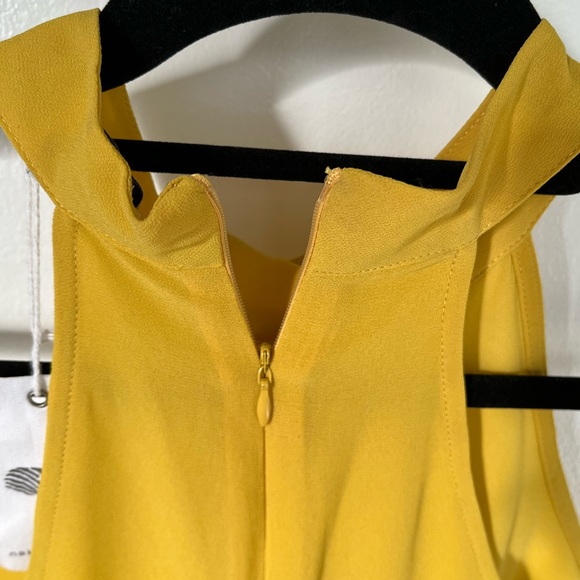 Naked Zebra Mustard Yellow Halter - Picture 3 of 7